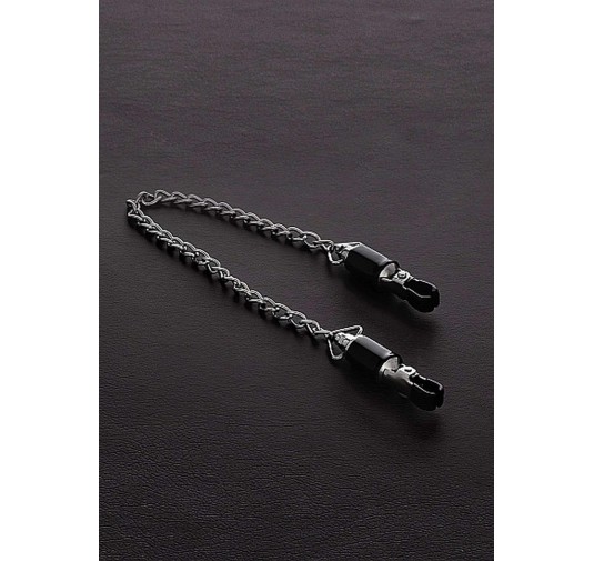 Barrel Tit Clamps with Chain (pair)